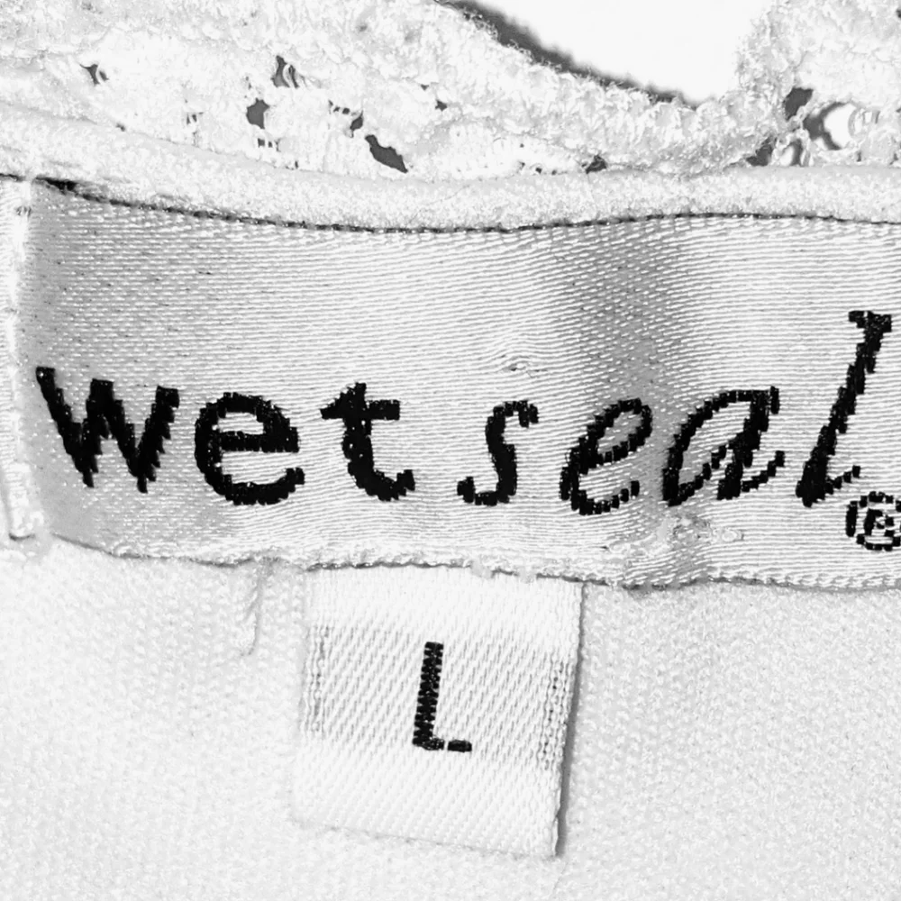 Wet Seal Vintage 00s Laced BodyCon Dress Large